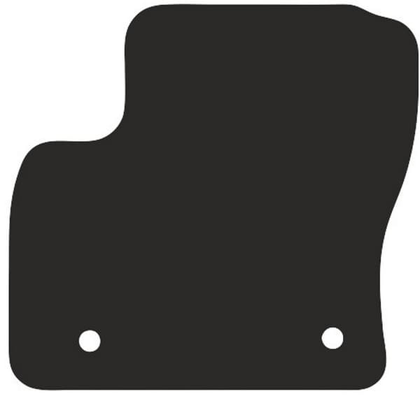 polyamid førermåtte til: Ford Kuga MK1 SUV 2011-2013 gummibelagt førermåtte