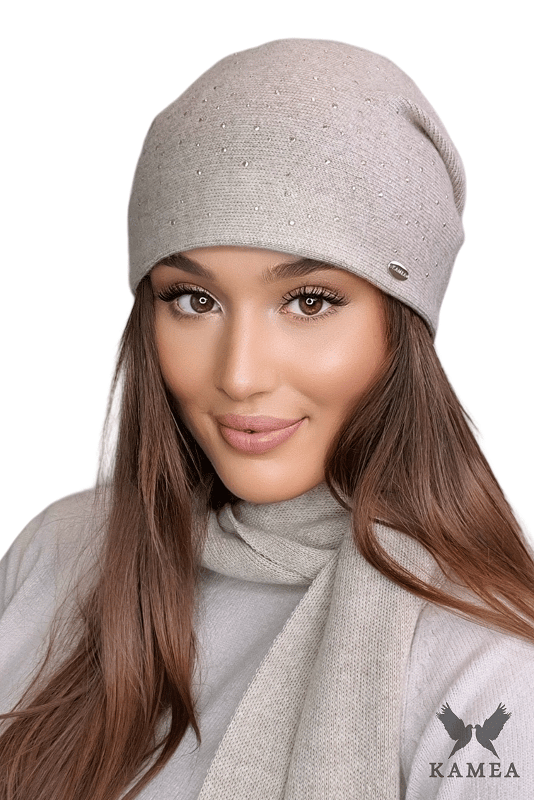 DOLOMIT dam vintermössa, beige färg