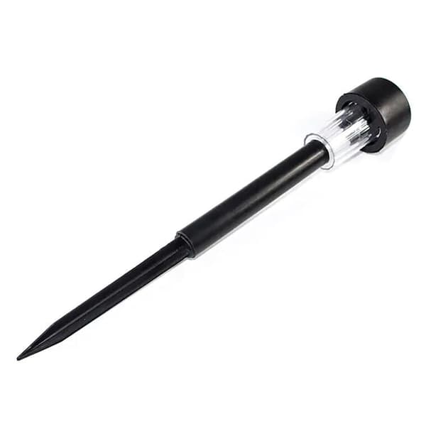 Solcellslampa med skymningssensor - Vit LED, 31 cm