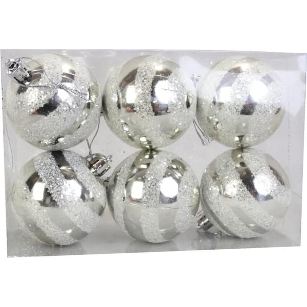 SET MED 6 PLASTBOLLAR 6 CM GRAFIT