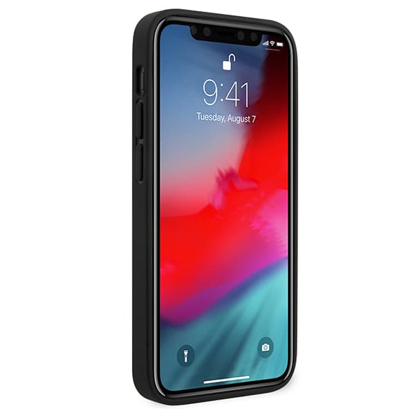 Ferrari Off Track Quiltet Etui til iPhone 12 mini, Sort