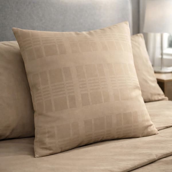Bomuldspudebetræk 40x40 satin Marsela Premium - makosatin lys beige