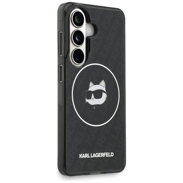 Karl Lagerfeld IML Repeated Choupette MagSafe-etui til Galaxy S26, sort