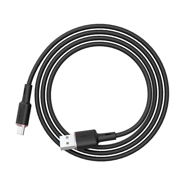 USB - USB-C 3A -kaapeli 1,2 m valkoinen