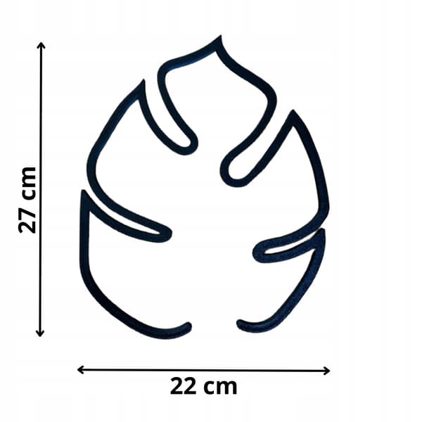 Kukkakasvin tukirengaskiinnike RING MONSTERA L 50cm