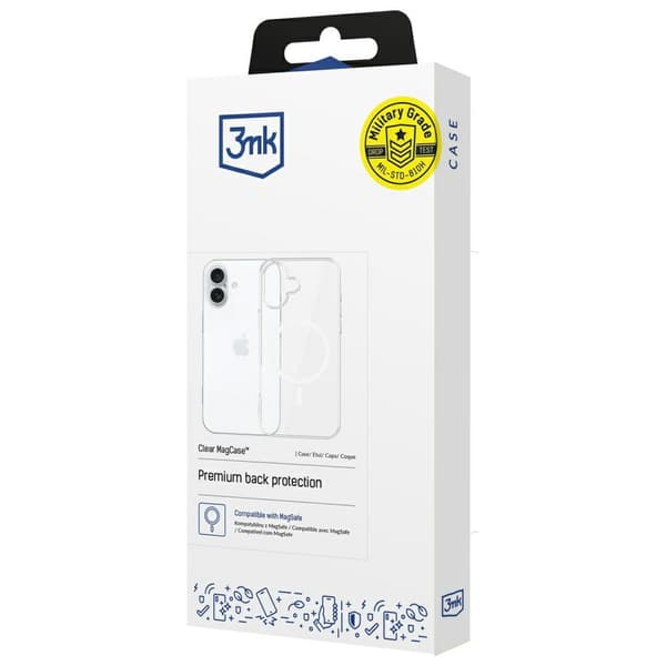 3MK kirkas MagCase-kotelo iPhone 17:lle
