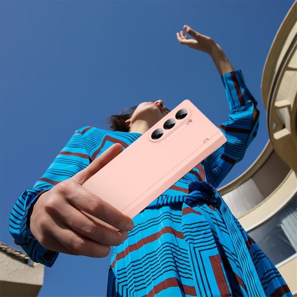 Etui til Samsung Galaxy Z Fold6 5G, med glas, pink