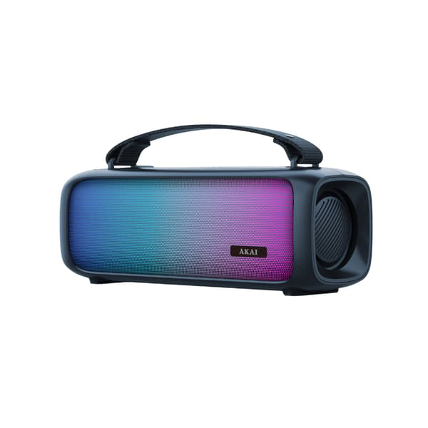AKAI BT-högtalare ABTS-08BL 8 W RMS Bluetooth 5.1 FM AWS RGB Blå