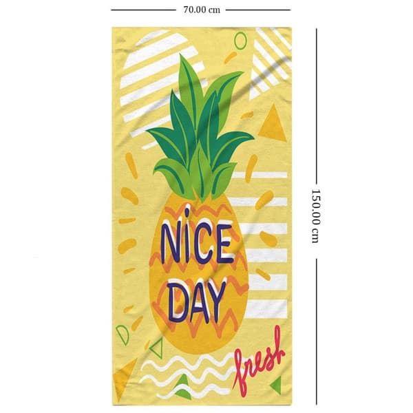 NICE DAY rektangulär strandhandduk 150x70 REC54WZ4