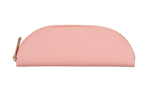 Kuunvärinen penaali vetoketjulla, tummanpinkki