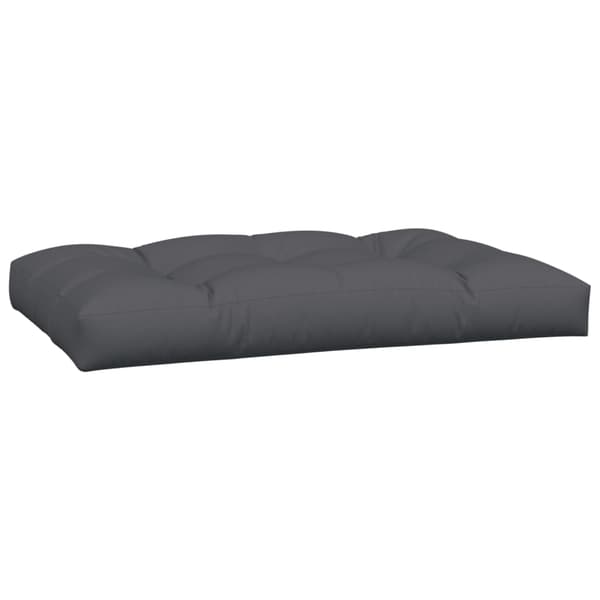 vidaXL Pallsoffkuddar, 2 st, Antracit, Tyg