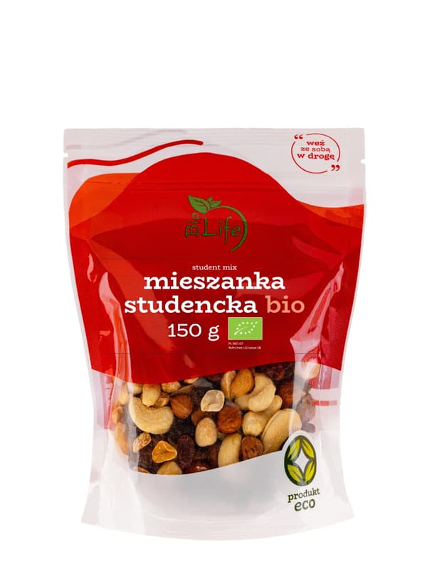 Luomu opiskelijasekoitus 150g