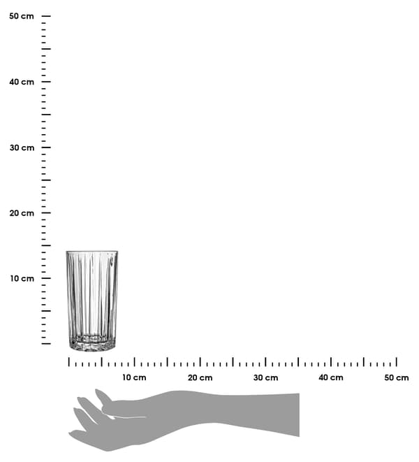 Prisma-juomalasi 410 ml 6 kpl.