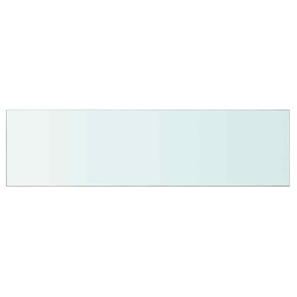 vidaXL klart glaspanel 110x30 cm
