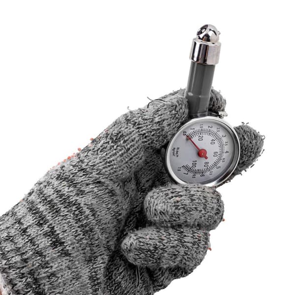 Manometer, trykmåler, dæktrykindikator 0-7,5 bar