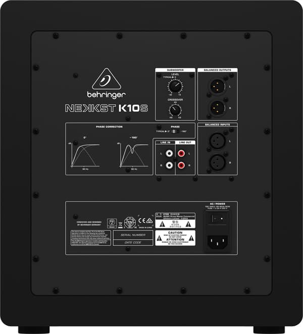 Behringer nekkst K10S - aktiivinen subwoofer