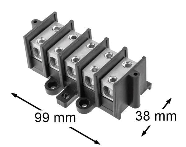 Ringkopplingsplint 5x 35 mm2 150A E.4009A 1 st. Pawbol