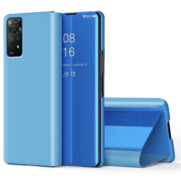 Etui til Xiaomi Redmi Note 11 Pro 4G / 5G, Clear View, Blå