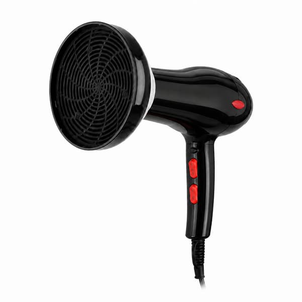 Universal hårtørrerdiffuser til tørring og styling af krøllet hår