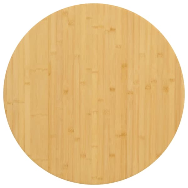 vidaXL Bordsskiva Ø70x1,5 cm bambu