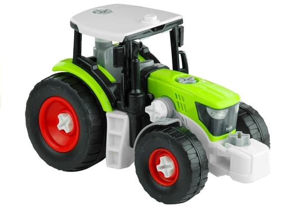 Afskrubar traktor med åbningsanhænger 43 cm