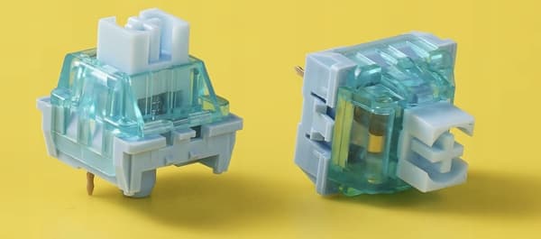Attack Shark Jelly Blå Switch Clicky 35 stk. Mech Tastatur Switch
