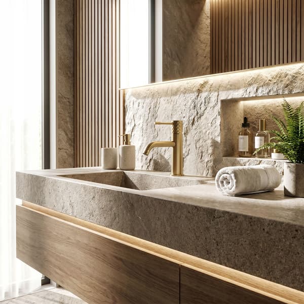 Lungo Modern Diamond Low REA -pesuallashana, harjattu kulta