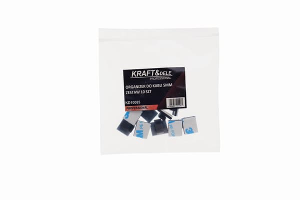 uchwyt/klips/organizer DO-kabel 10 msk. 5MM KD10085