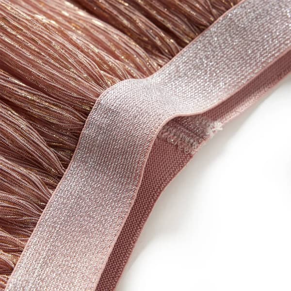 Barnkjol med glitter, diskret rosa, 104