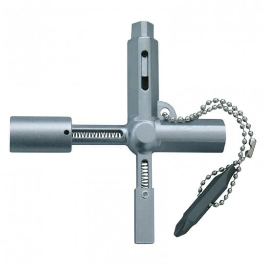 Nyckel för styrskåp med bits 96x96 mm Universal