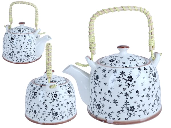 Keramisk elkedel med infuser