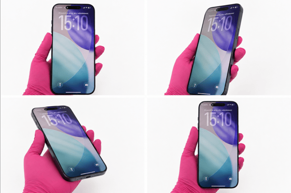 Sekretessglas med applikator för iPhone 15 Pro
