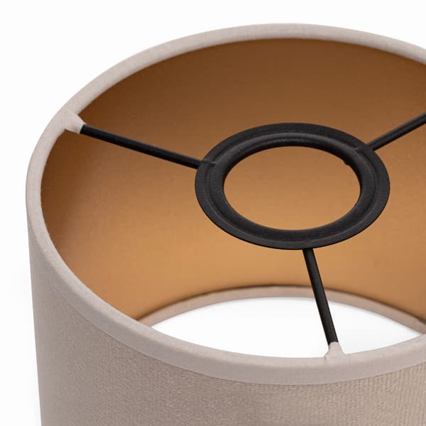 Tornado AMP1 lampa, beige-guld sammet