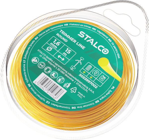 Stalco Rund skärtråd 1,6 mm x 15 m S053997002