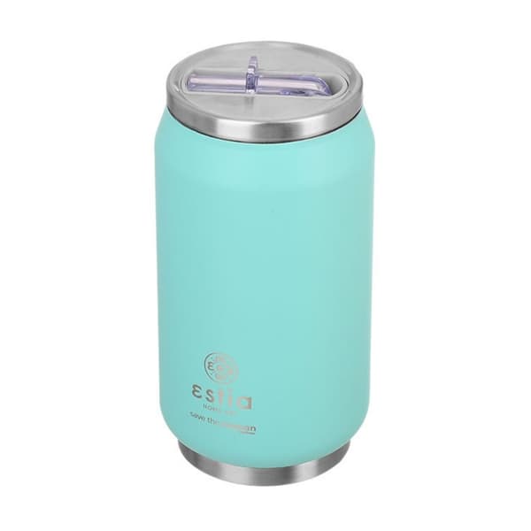Bermudan vihreä 300 ml mintunvihreä termosmuki pillillä