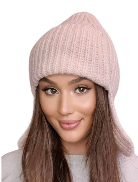 AMETHYST ushanka vintermössa, rosa färg