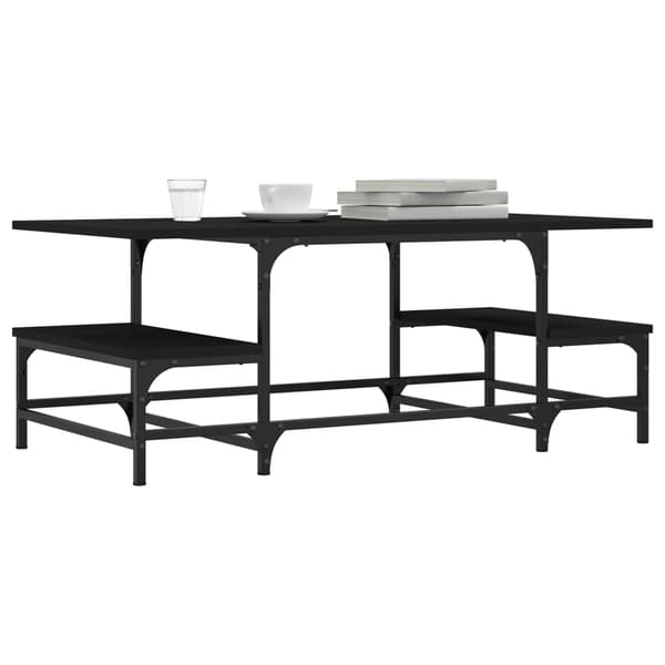 vidaXL sofabord, sort, 100x50,5x40 cm, træbaseret materiale