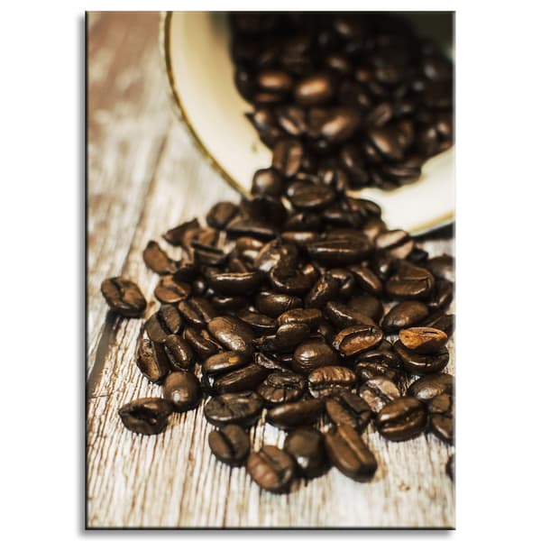 Canvastavla Kök Kaffebönor 50x70 cm