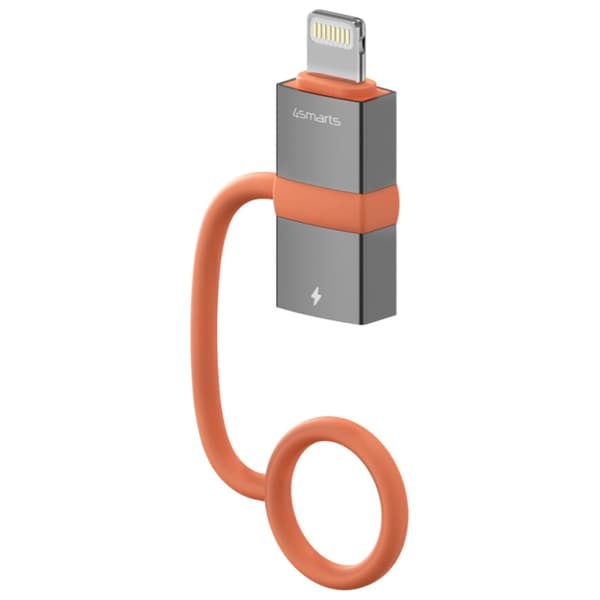 4smarts USB-C till Lightning PD 27W Adapter Grå 2st