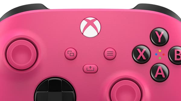 Microsoft Xbox trådlös handkontroll mörkrosa (QUA-00083)