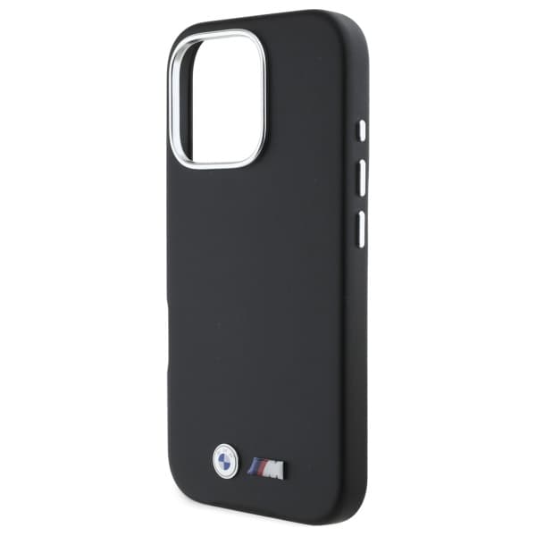 BMW M Smooth Full Wrapped Metal MagSafe-etui til iPhone 16 Pro, sort