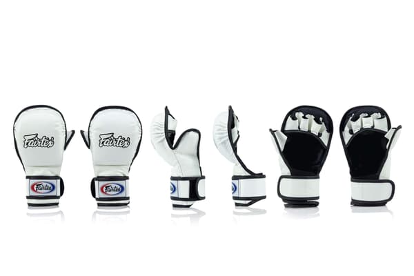 Fairtex MMA Sparringhandskar Vita M
