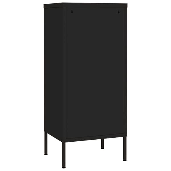 vidaXL skab sort 42,5x35x101,5 cm stål