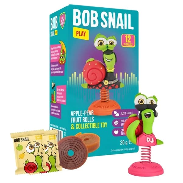 Bob Snegl Æble-Pære Snack Legetøj - 20 g