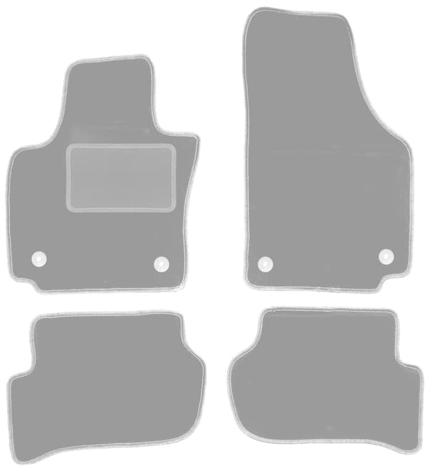 Grå bilmåtter til: Seat Toledo III minivan (2004-2012)