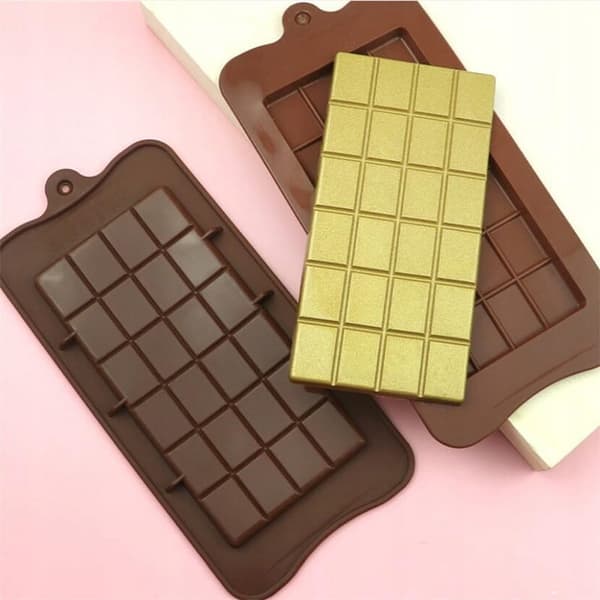 Silikoneform, støbeform til chokolade, småkager, slik.