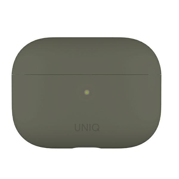 UNIQ Lino AirPods ProSilikone-etui grå/grå mos
