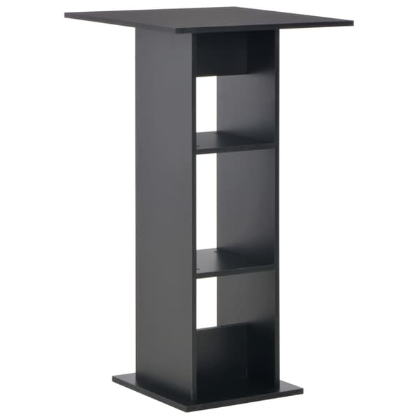 vidaXL barbord, sort, 60 x 60 x 110 cm