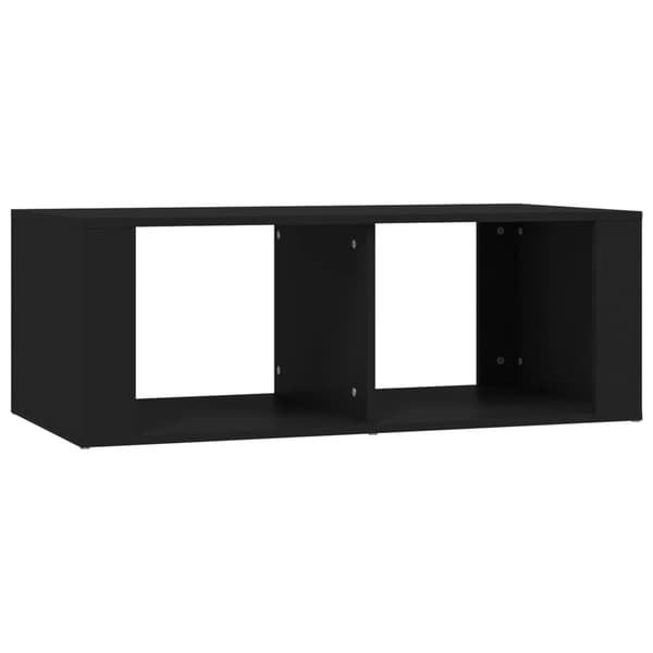 vidaXL sofabord, sort 100x50x36 cm, træbaseret materiale