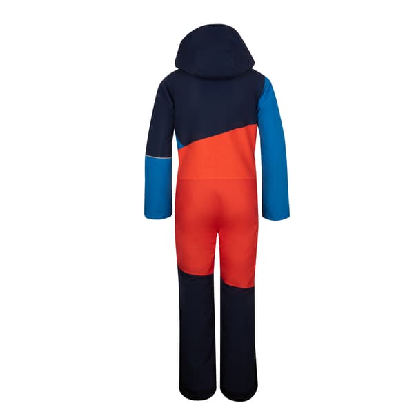 Trollkids Kids Hallingdal snødragt snøblå/orange 104